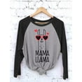 thumbnail image 6 of Tstars Womens Best Gift for Mother's Day Shirts Tshirt Mama Llama Cool Cute Gift for Mom Shirt for Mom Mothers Day Gift 3-4 Women Sleeve Baseball Jersey Shirt, 6 of 6