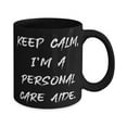 thumbnail image 2 of Inspirational Personal care aide Gifts, Keep Calm, I'm a Personal Care Aide, New 11oz 15oz Mug For Coworkers, Cup From Friends, Unique mug, Personalized mug, Custom mug, Gift for care aide, Caregiver, 2 of 2