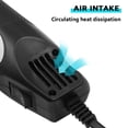 thumbnail image 3 of Pistola Calor Eléctrica 110 V Pistola Aire Caliente 300 W Herramienta Artesanal Calor Rápido (negro), 3 of 9