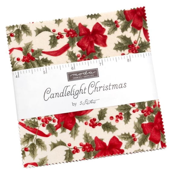 MODA - Candlelight Christmas 5" Charm Pack by 3 Sisters 42 pcs