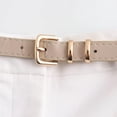 thumbnail image 6 of Womens Fashion Dressy Shorts Belted High Waisted Shorts Loose Casual Work with Pockets White XS, 6 of 7