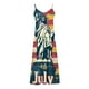 thumbnail image 4 of Puntoco Vestidos Mujer Vestidos de Verano Elegantes para Mujer Vestido de Cuello Redondo sin Mangas con Estampado Vestidos Casuales, 4 of 5
