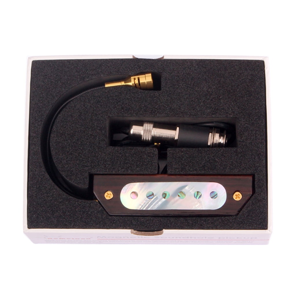 SIEYIO Wood Acoustic Guitar Sound Hole Pickup Kits for 39/40/41/42 Inch Acoustic Guitar