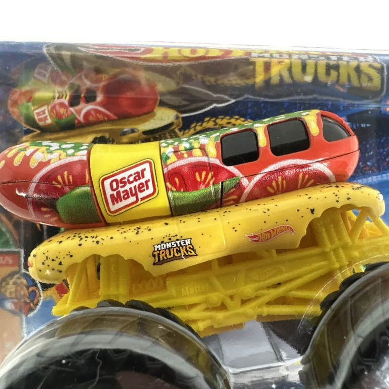 Hot Wheels Monster Trucks Oscar Mayer Wienermobile Snack Pack 3/5
