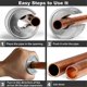 thumbnail image 4 of 2pcs Pipe Cutter 15mm and 22mm Set Copper Pipe Slice Tube Cutter with 2 Replacement Cutting Wheels, 4 of 5