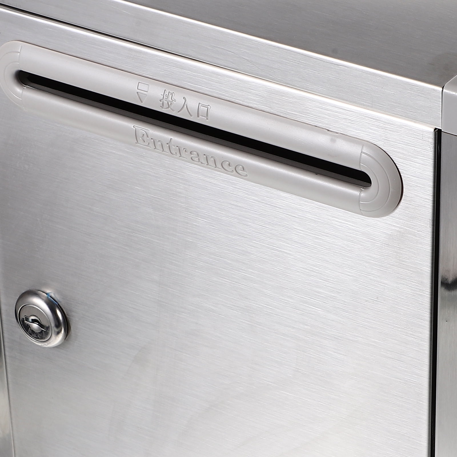 Mailbox Mailboxes Exterior Mounted Office Silver