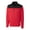 Red/Black, variant on CBUK by Cutter & Buck Men's Long Sleeve Sky Ridge Half Zip Overknit Pullover