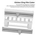 thumbnail image 1 of Cling Film Wrap Dispenser, Multifunctional Wall Mount  Fixation Cling Film Cutter With Screw For Kitchen, 1 of 9