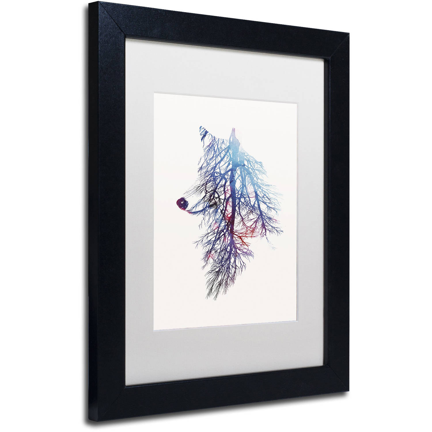 Trademark Fine Art 'My Roots' Canvas Art by Robert Farkas, White Matte, Black Frame