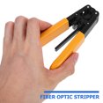 thumbnail image 3 of WHAMVOX Fiber Optic Stripper with AntiSlip Handle for Home Use Crafted from PU and Steel Orange, 3 of 8