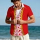 thumbnail image 5 of TaTaai Unisex Hawaiian Shirt, Short Sleeve Button Down Lapel Collar, Funny Printed, Breathable Lightweight, Ideal for Valentine's Day Summer Beach Casual Wear Gift, 5 of 8