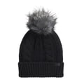 thumbnail image 1 of Gorro THE NORTH FACE Oh Mega Fur con forro de pompón TNF negro para mujer, 1 of 1