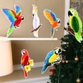 thumbnail image 4 of Blulu, 10 unidades, recortes de papel en forma de panal con forma de panal de pájaros tropicales, 4 of 6