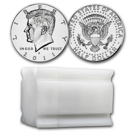 2011-D Kennedy Half Dollar 20-Coin Roll BU