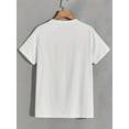 thumbnail image 2 of Camiseta con estampado de gato negro - Camiseta informal de manga corta y cuello redondo para hombre, ideal como regalo de verano - Hip Hop, cómoda, transpirable y de corte relajado., 2 of 8