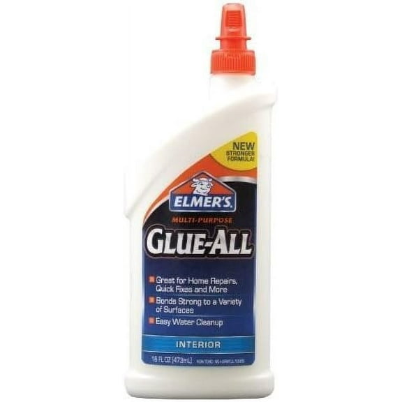 Elmer's Multi-Purpose Glue-All Glueall E3830 - Liquid White Adhesive - 16 oz