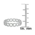 thumbnail image 3 of Dolce Giavonna Sterling Silver Infinity Pattern Ring size 7, 3 of 4