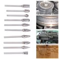 thumbnail image 4 of Carbide Burr Set, Wide Application 10 Different Shapes For  Carbide Bits  For Woodworking, 4 of 8