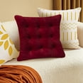thumbnail image 5 of Pklyzj Indoor/Outdoor Chair Cushions Seat 11 Colors Optional Solid Color Sanded Thick Chair Cushion Soft Comfortable Warm Chair Cushion Summer Savings Clearance, 5 of 6