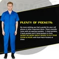 thumbnail image 6 of Natural Uniforms Men Short Sleeve Coverall 399, 6 of 6