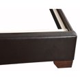 thumbnail image 5 of Glory Furniture Panello Bed with Faux Leather Upholstery Dark Brown King, 5 of 5