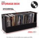 thumbnail image 2 of Caja de almacenamiento de DVD Stock Your Home de piel sintética Espresso, 2 of 7