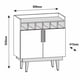 thumbnail image 4 of Buffet Kessa Muebles  Sily Blanco, 4 of 4