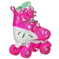 thumbnail image 2 of Patines Roller Derby Trac Star para niñas, blanco/rosa, 2 of 5