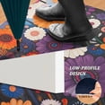 thumbnail image 2 of Yayeee Doormat for Indoor Entrance 32" x 20" Non Slippery Floor Rug, Purple Flowers, 2 of 8