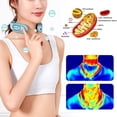 thumbnail image 2 of Masajeador de cuello, máquina de drenaje linfático de punto de acupuntura, modo de masajeador de cuello para aliviar el dolor, masajeador linfático de cuello portátil para mujeres y hombres, regalo - azul brillar Electrónica, 2 of 5