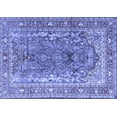 thumbnail image 1 of Ahgly Company Machine Washable Indoor Rectangle Persian Blue Traditional Area Rugs, 3' x 5', 1 of 4