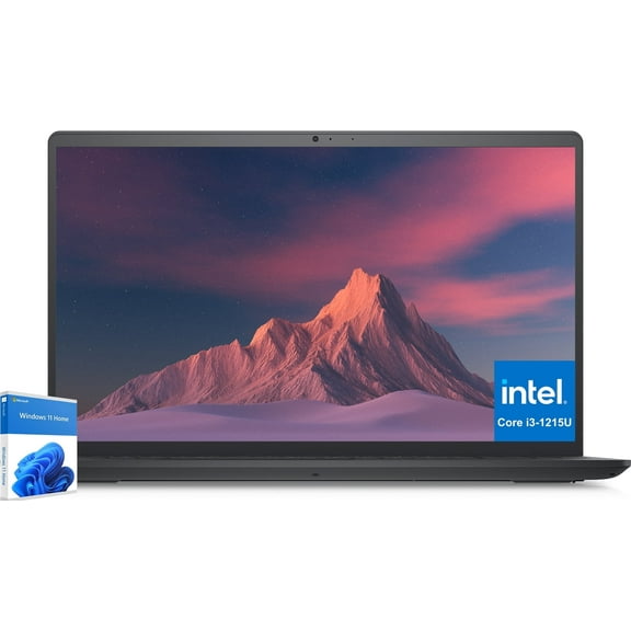 Dell Inspiron 15 3000 3520 Business Laptop, 15.6" FHD Display, Intel Core i3-1215U, 16GB RAM, 512GB SSD, Wi-Fi, Bluetooth, Windows 11 Home