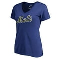 thumbnail image 2 of Women's Royal New York Mets Armed Forces Wordmark T-Shirt, 2 of 3