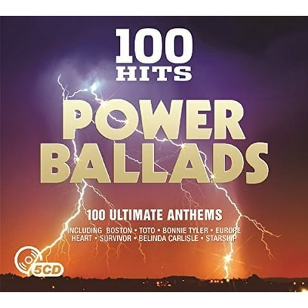 100 Hits: Power Ballads / Various (CD) (Best Heavy Metal Ballads Of All Time)