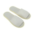thumbnail image 2 of Unique Bargains 1Pair Disposable Slippers Foldable Open Toe Anti-slip Hotel Slippers Beige, 2 of 5