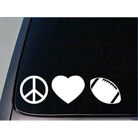 - Peace love Football sticker *H83* 8