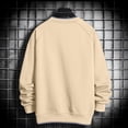 thumbnail image 3 of CAICJ98 Hoodies For Men Graphic Mens Contrast Color Pullover Hoodie Cozy Sport Outwear Beige,4XL, 3 of 4