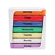 thumbnail image 1 of Pastillero portátil de 28 compartimentos para siete días, organizador de pastillas, caja de almacenamiento, estuche para medicamentos, 1 of 7