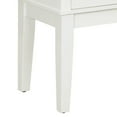 thumbnail image 4 of Zav 48 Inch Console Sideboard Buffet Bar Wine Cubbies Faux Diamond Top White - Saltoro Sherpi, 4 of 5