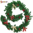 thumbnail image 5 of Spencer 8.8ft Artificial Christmas Garland Wreath Colorado Pine Green Hanging Rattan for Fireplace Party Christmas Decorations, 5 of 9