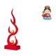 thumbnail image 1 of Escultura abstracta de fuego,Estatua de arte abstracto,adorno decorativo para el hogar,Estatua de la Madre Mazu,Estatua de la Madre Mazu para la decoración del hogar,Escultura de Mazu,figura, 1 of 8
