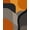 Orange, Pattern 8, variant on Design&I 8'x10' Washable Area Rug Extra Large Skid-Resistant Low Profile Orange Gray Geometric Design Elegant Abstract Shapes with Curved and for Living Room, Family