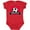 Red, variant on Inktastic Soccer Morocco Flag Banner Boys or Girls Baby Bodysuit