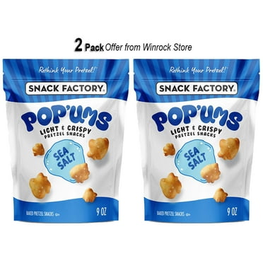 Snack Factory Pop'ums Sea Salt Pretzel Snacks, 9 oz (2 Pack) offer from Winrock Store