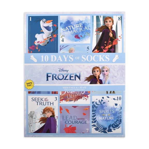 Disney Frozen Women's Soft No-Show Polyester Socks, (10-Pack)