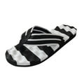 thumbnail image 2 of ZTTD Men Shoes Flat Bottom Herringbone Slippers Flip Flops Fashion Summer Sandals Flat Bottom Men's Flip Flops Beach Sandals White, 2 of 6