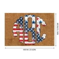 thumbnail image 3 of 16x24IN Indoor Carpet Home Map Floor Mat Non Slip Rubber Mat Mar 4th Of July Front Door Mats Outdoor Non Slip Doormat Rug with Rubber Backing for Indoor Outdoor Entry Floor Washable Waterproof, 3 of 6