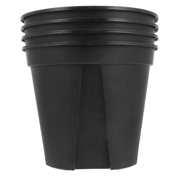 FELTECHELECTR 4 macetas de plástico prácticas para bonsái, macetas de plástico para jardín (sin bandeja)