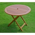 thumbnail image 1 of Pemberly Row Acacia 32" Folding Patio Table in Stain, 1 of 1