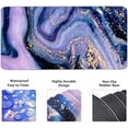 thumbnail image 4 of 4-in-1 Large Gaming Mouse Pad, Keyboard Wrist Rest Pad & Wrist Support Mousepad Set, Extended Desk Pad Waterproof Desk Mat for Home Office Study Game - Purple Marble, 4 of 6